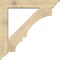 Ekena Millwork Balboa Traditional Rough Sawn Bracket w/ Offset Brace, Douglas Fir, 8"W x 46"D x 46"H BKT0806X46X46BOA01RDF - alternate 3